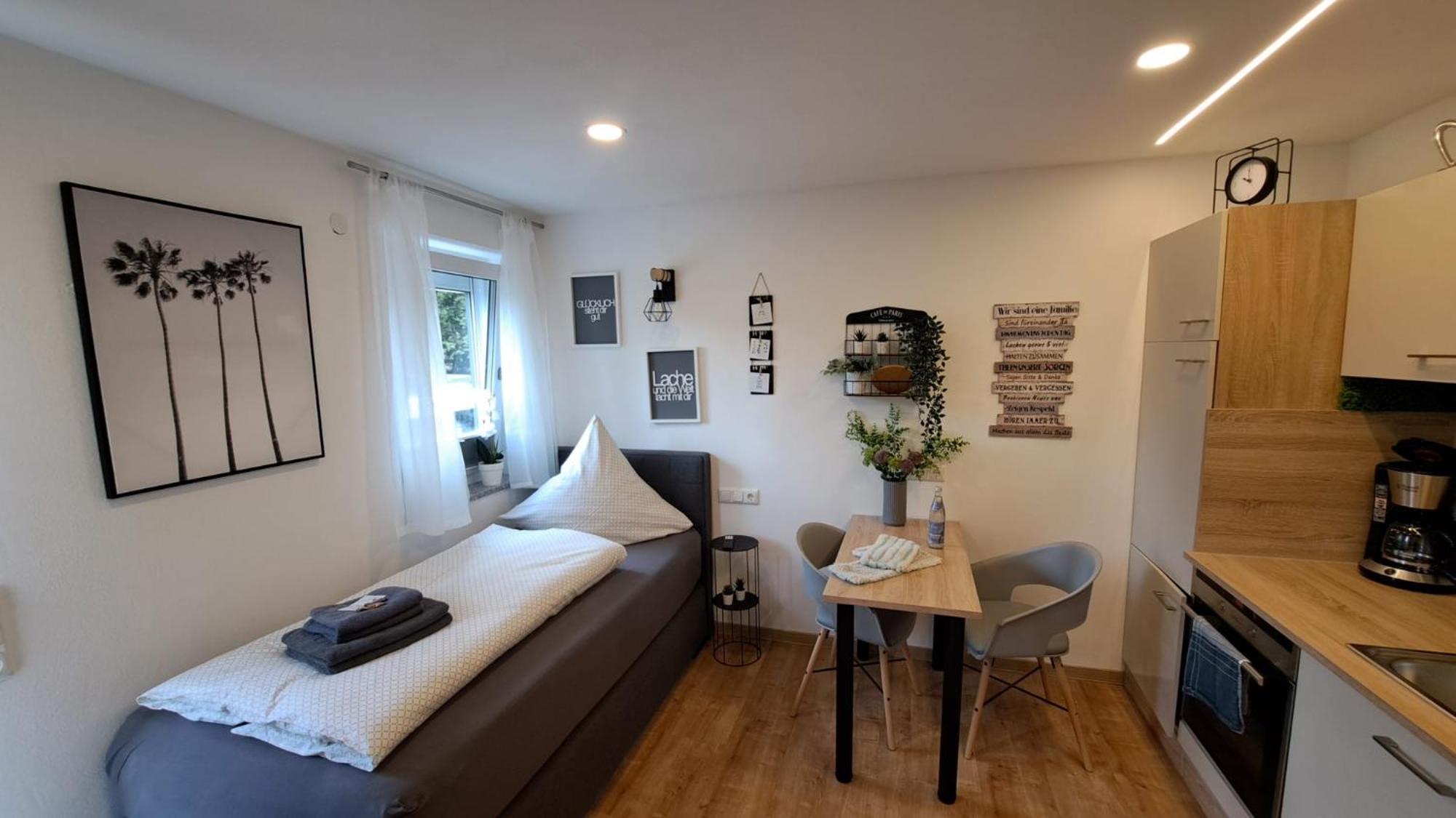 רודינג Appartment-Ferienwohnung Mit Kueche, Bad, Kostenlos Wlan, Modern Eingerichtet חדר תמונה